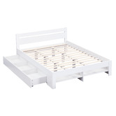 Core Living Eira Bed Frame with Pull Out Drawer