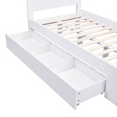 Core Living Eira Bed Frame with Pull Out Drawer