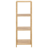 Core Living Mirella 3 Tier Bamboo Wood Shelving Unit