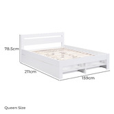 Core Living Eira Bed Frame with Pull Out Drawer