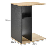 Core Living Arvid C-Shaped Side Table