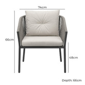 Core Living 4 Seater Ardena Outdoor Lounge Set