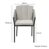 Core Living 6 Seater Lunara Outdoor Dining Table &amp; Chair Set