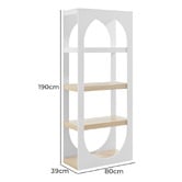 Core Living Olivia 4 Tier Shelving Unit