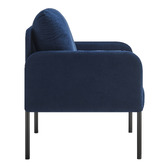 Core Living Clio Velvet Armchair