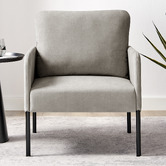 Core Living Clio Velvet Armchair