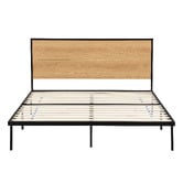 Core Living Nalu Wood &amp; Metal Platform Bed