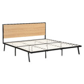 Core Living Nalu Wood &amp; Metal Platform Bed
