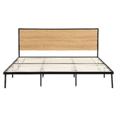 Core Living Nalu Wood &amp; Metal Platform Bed