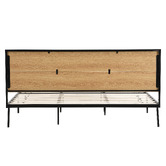 Core Living Nalu Wood &amp; Metal Platform Bed