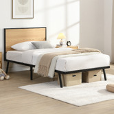 Core Living Nalu Wood &amp; Metal Platform Bed