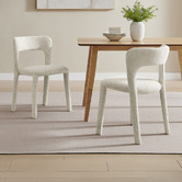 Core Living Sabrina Chenille Dining Chairs