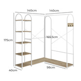 Core Living Lewis Arched Clothing Rack