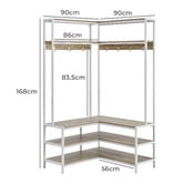 Core Living Lewis 4 Shelf Clothing Rack