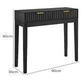 Core Living Decoris 2 Drawer Console Table