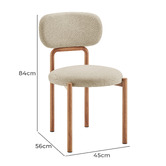 Core Living Alesi Upholstered Dining Chairs