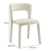 Core Living Sabrina Chenille Dining Chairs