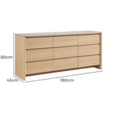 Core Living Lenore 9 Drawer Chest