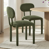 Core Living Hugh Chenille Dining Chairs