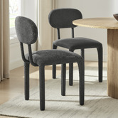 Core Living Hugh Chenille Dining Chairs