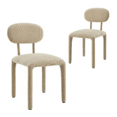 Core Living Hugh Chenille Dining Chairs