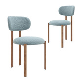 Core Living Derry Chenille Dining Chairs