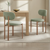 Core Living Derry Chenille Dining Chairs