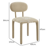 Core Living Hugh Chenille Dining Chairs