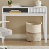 Core Living Mossveil Pine Wood Study Desk
