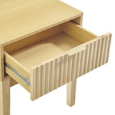 Core Living Mossveil Pine Wood Bedside Table