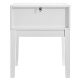 Core Living Mossveil Pine Wood Bedside Table