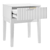 Core Living Mossveil Pine Wood Bedside Table