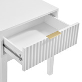 Core Living Mossveil Pine Wood Bedside Table