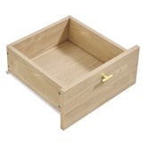 Core Living Altherin Gas Lift Queen Bed Frame with Bedside Tables