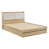 Core Living Brindle Gas Lift Storage Queen Bed Frame