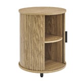 Core Living Callix Bedside Table with Sliding Door