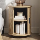 Core Living Callix Bedside Table with Sliding Door