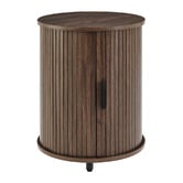 Core Living Callix Bedside Table with Sliding Door