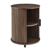 Core Living Callix Bedside Table with Sliding Door