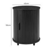 Core Living Callix Bedside Table with Sliding Door