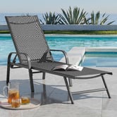Core Living Kagan Steel Sun Lounger