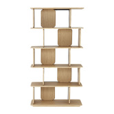 Core Living Ollie 5 Tier Bookcase
