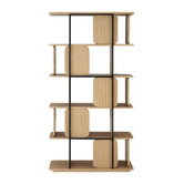 Core Living Ollie 5 Tier Bookcase
