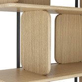 Core Living Ollie 5 Tier Bookcase
