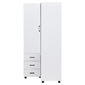 Core Living Edna 3 Drawer Corner Wardrobe