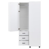 Core Living Edna 3 Drawer Corner Wardrobe