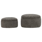 Core Living 2 Piece Therese Ottoman Set