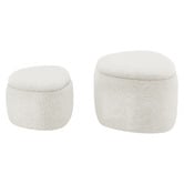 Core Living 2 Piece Therese Ottoman Set
