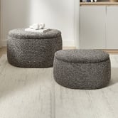 Core Living 2 Piece Therese Ottoman Set