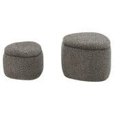 Core Living 2 Piece Therese Ottoman Set